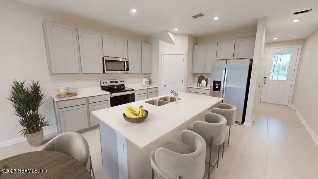 Furnished interior view inside a new home in Egret Creek, Jacksonville (Image 4).