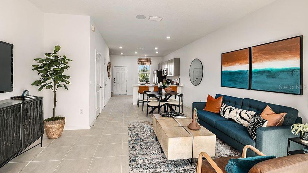 Furnished interior view inside a new home in Skye Ranch Community Group Page, Sarasota (Image 5).