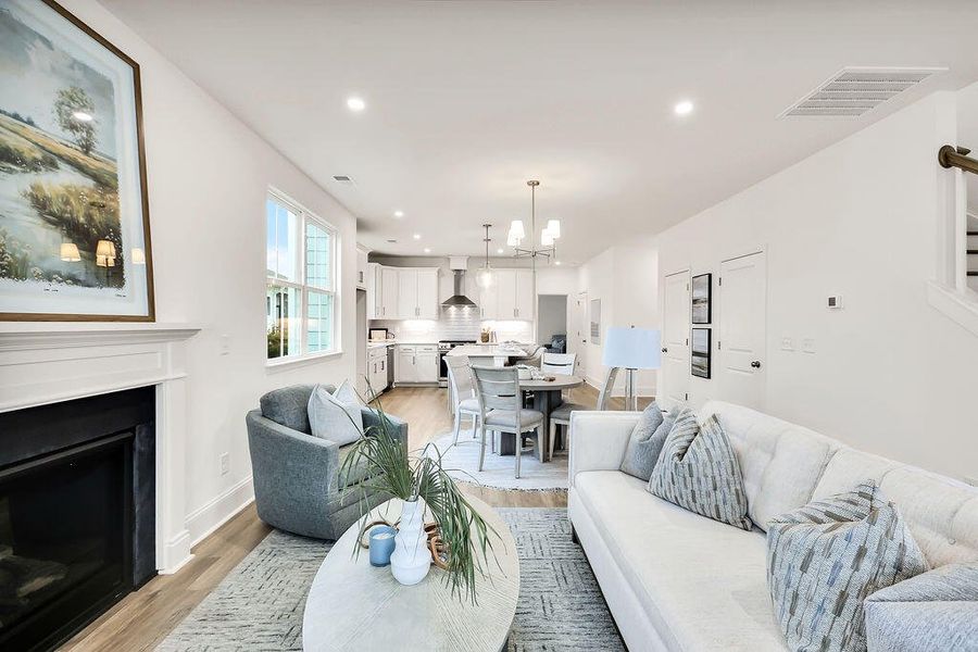 Furnished interior view inside a new home in , Summerville (Image 18).