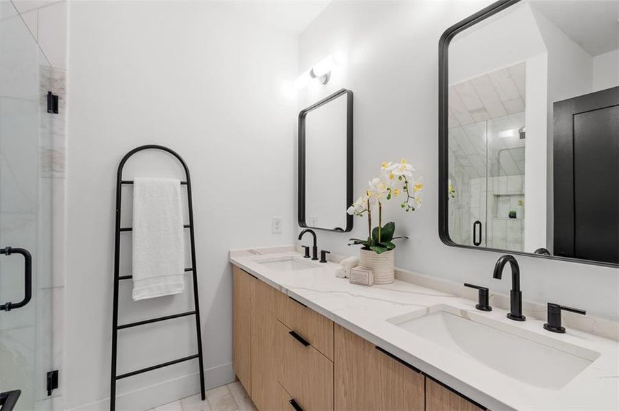 Furnished interior view inside a new home in , Atlanta (Image 34).