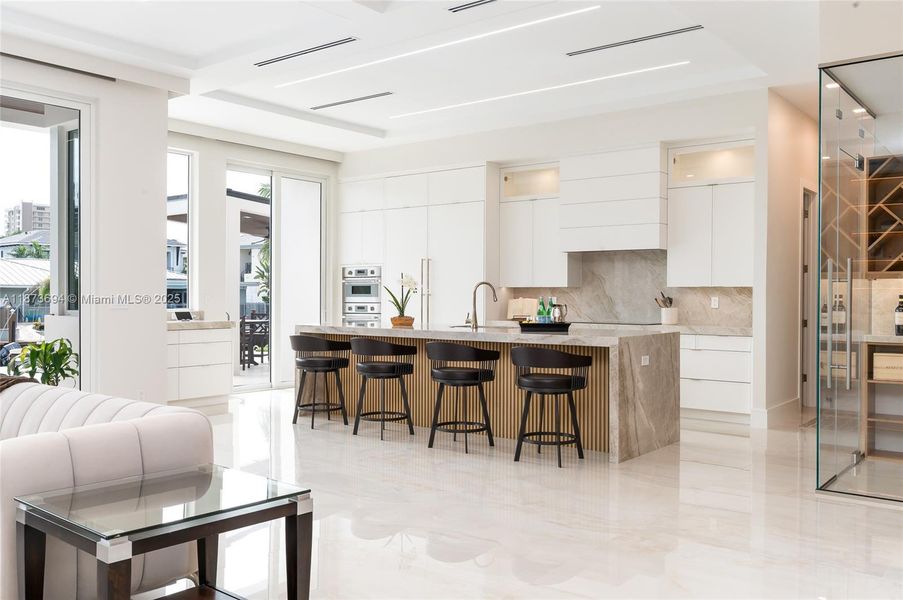 Furnished interior view inside a new home in , Lighthouse Point (Image 44).