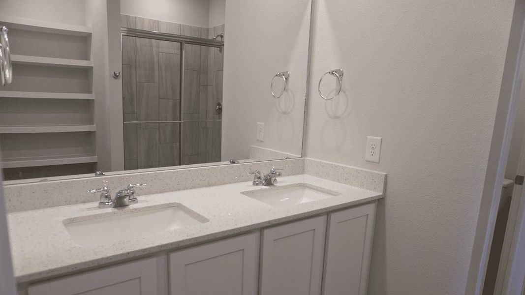 Furnished interior view inside a new home in London Towne, Corpus Christi (Image 6).