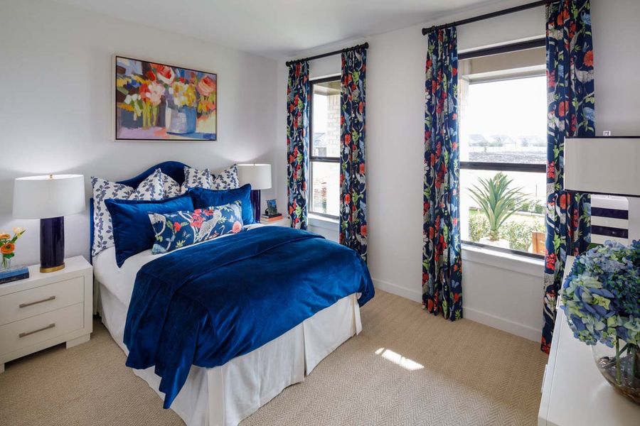 Representative Secondary Bedroom - some options shown Representative Secondary Bedroom - some options shown