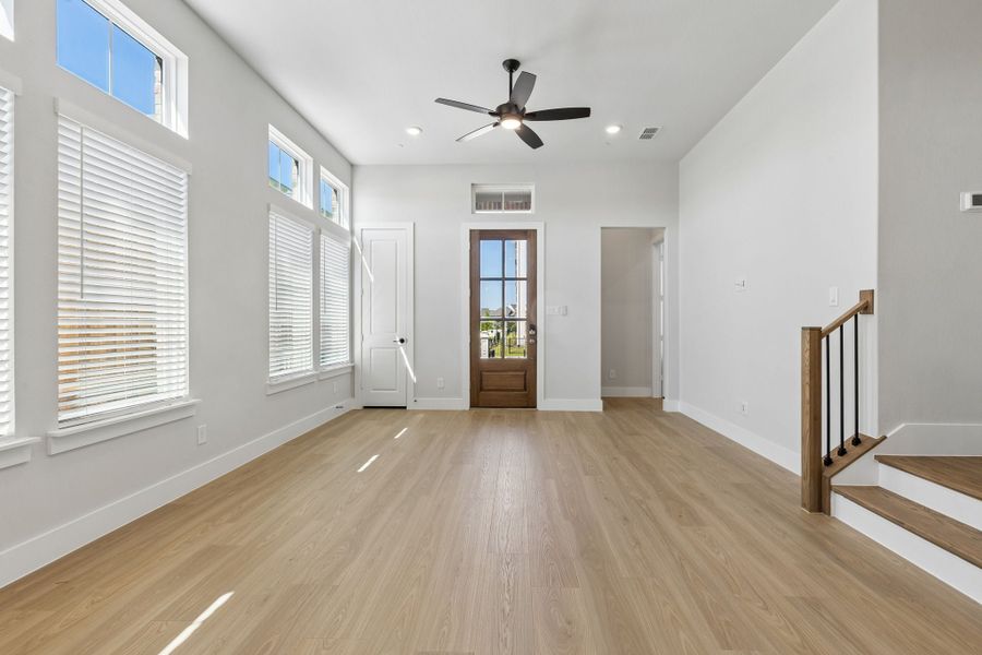 Spacious, unfurnished interior of a new home in Newman Village Townhomes, Frisco (Image 21).