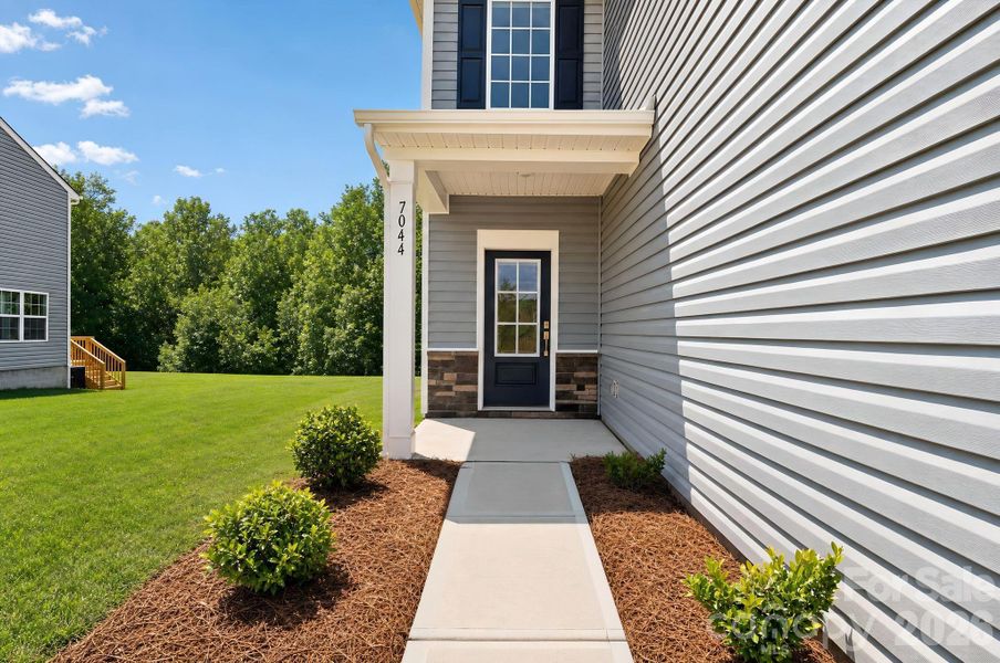 Exterior details and patio area of a home in Shannon Woods, Maiden (Image 19).