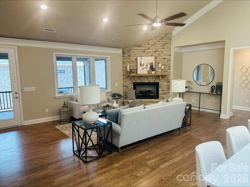 Furnished interior view inside a new home in , Denver (Image 3).