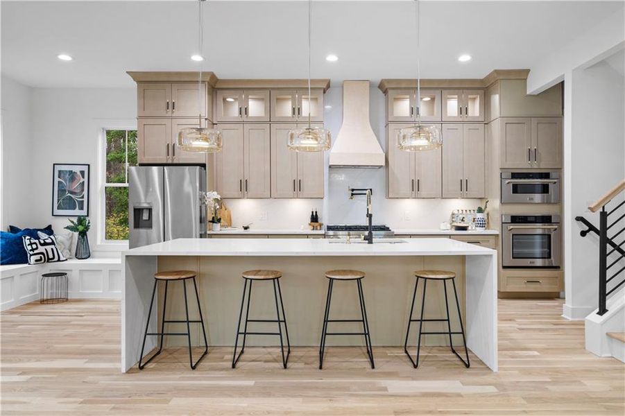 Furnished interior view inside a new home in , Decatur (Image 14).