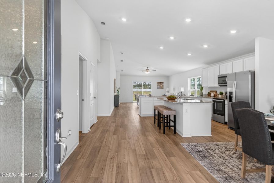Furnished interior view inside a new home in , Jacksonville (Image 11).