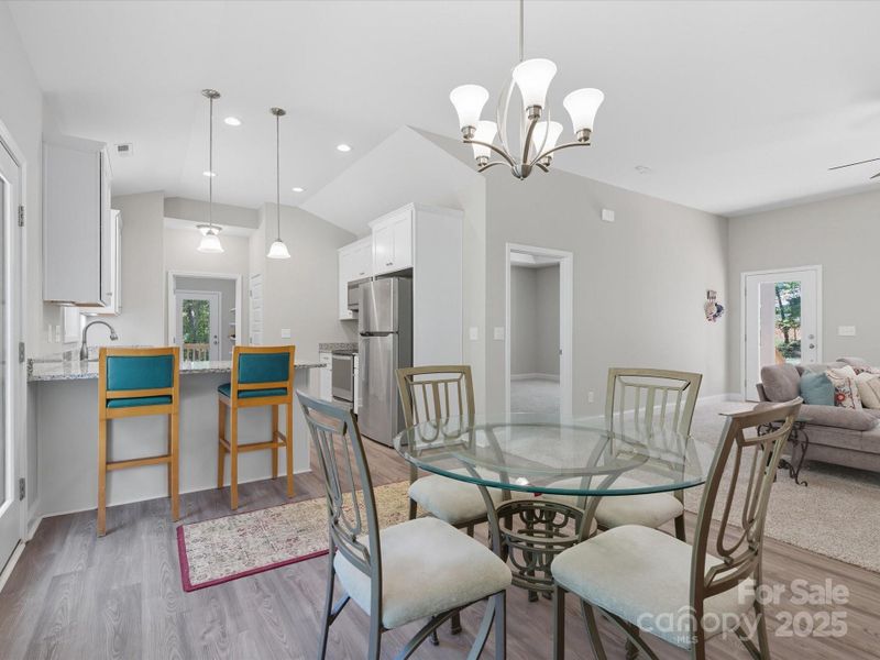 Furnished interior view inside a new home in , Wingate (Image 3).