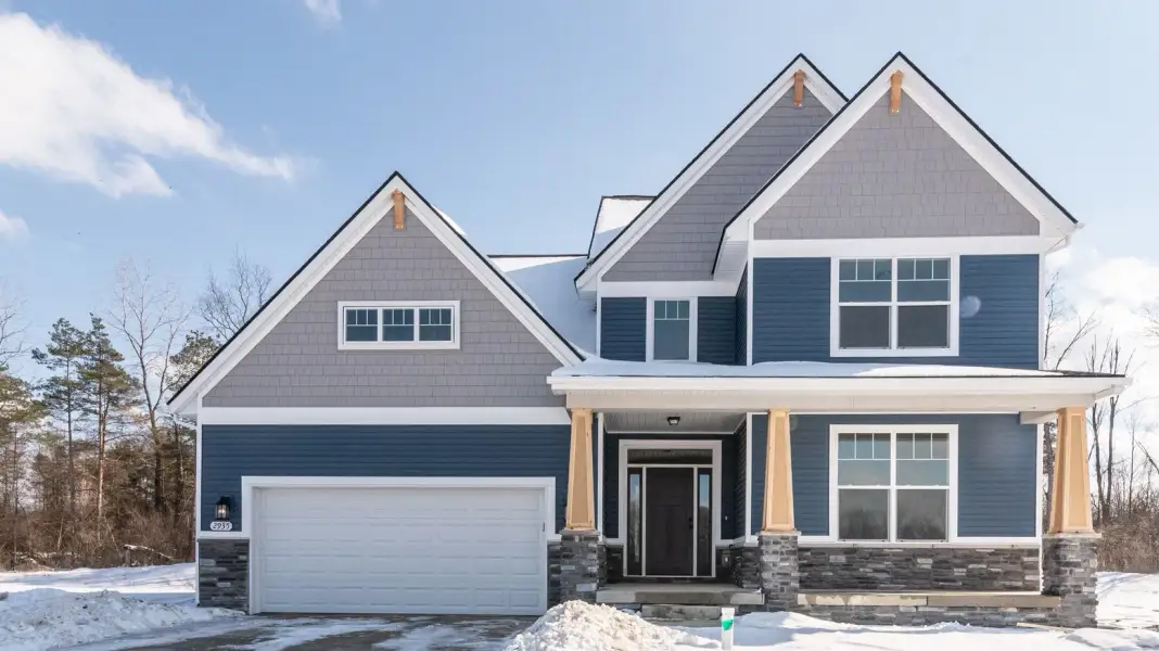 Representative exterior photo of a completed home built from the The Middleton by Norfolk Homes in Offsite Builds Southern Michigan, Ann Arbor, MI (Image 29).