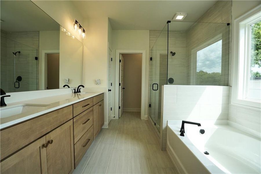 Furnished interior view inside a new home in , Marietta (Image 10). Furnished interior view inside a new home in , Marietta (Image 10).