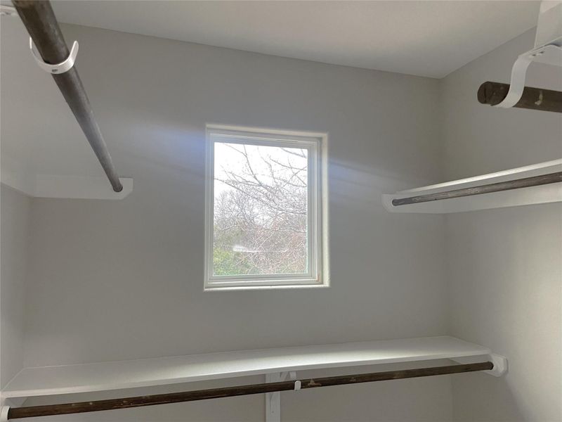 Primary Bedroom Closet is big