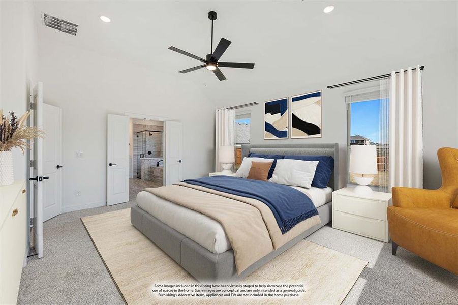 Furnished interior view inside a new home in Triple Diamond Ranch, Mansfield (Image 16).