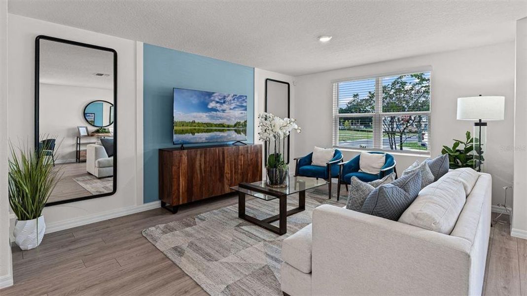 Furnished interior view inside a new home in Evergreen Park, Kissimmee (Image 4). Furnished interior view inside a new home in Evergreen Park, Kissimmee (Image 4).