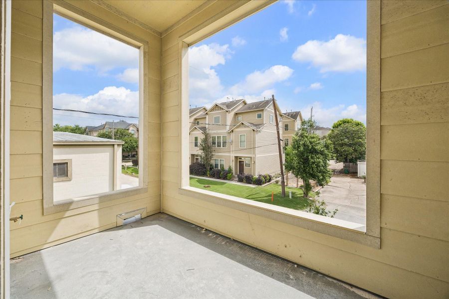 Exterior details and patio area of a home in , Houston (Image 4).