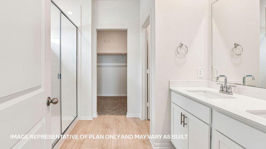 Furnished interior view inside a new home in Carillon, Manor (Image 10).
