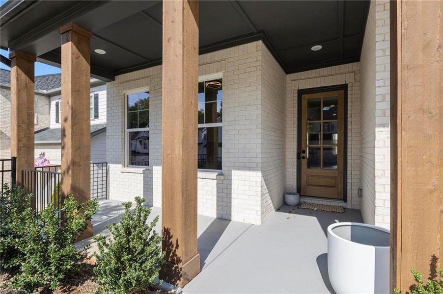 Exterior details and patio area of a home in , Woodstock (Image 22). Exterior details and patio area of a home in , Woodstock (Image 22).
