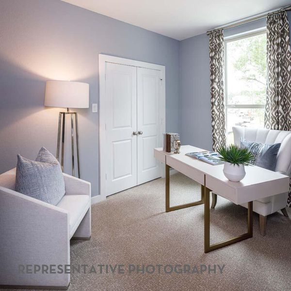 Furnished interior view inside a new home in Bridgeland Central, Cypress (Image 5). Furnished interior view inside a new home in Bridgeland Central, Cypress (Image 5).