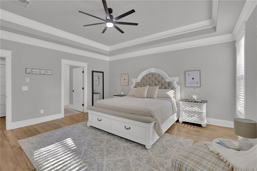Furnished interior view inside a new home in , Canton (Image 38).