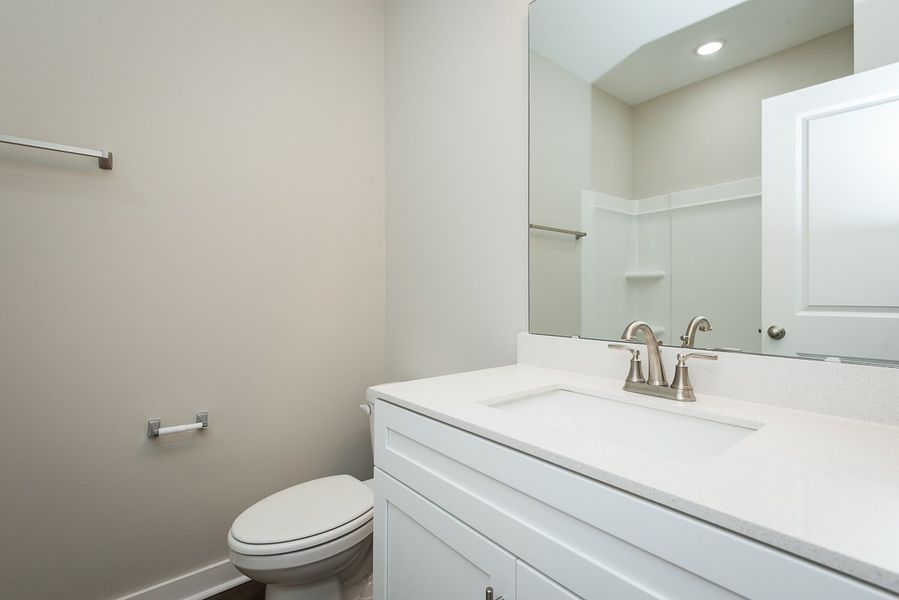 Representative furnished interior of a home built from the Camden A by Foundation Home Builders LLC in Pinnix Loop, Burlington (Image 9).