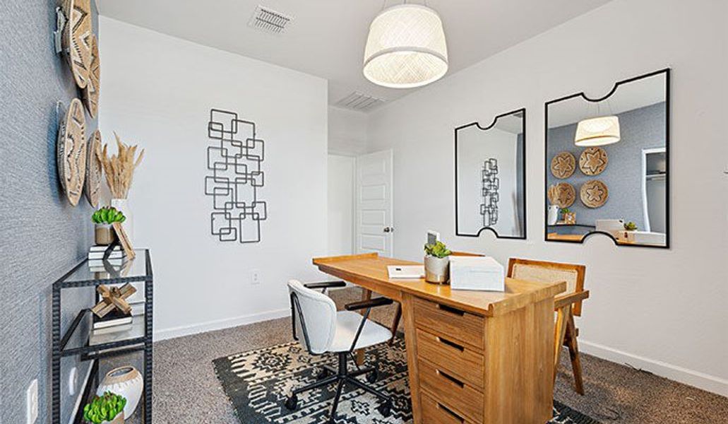 Furnished interior view inside a new home in Heartland Ranch, Coolidge (Image 11).
