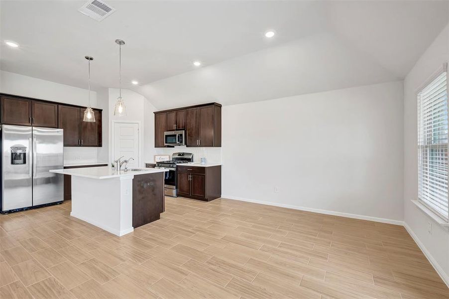 Furnished interior view inside a new home in The Preserve, Justin (Image 17). Furnished interior view inside a new home in The Preserve, Justin (Image 17).