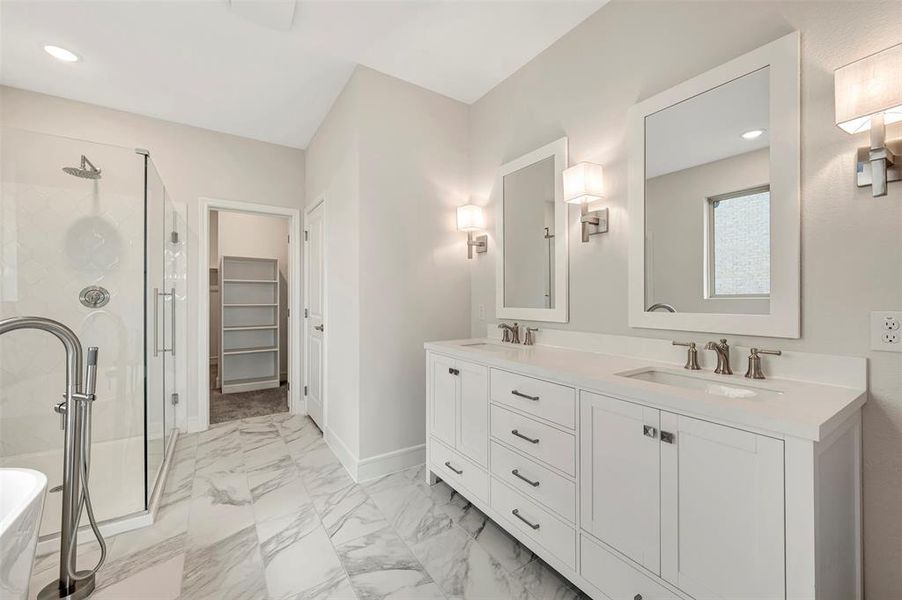 Furnished interior view inside a new home in Gateway Parks, Forney (Image 19).