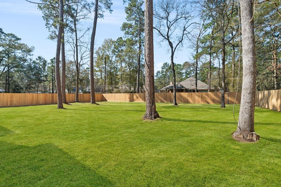Exterior details and patio area of a home in , Magnolia (Image 27). Exterior details and patio area of a home in , Magnolia (Image 27).