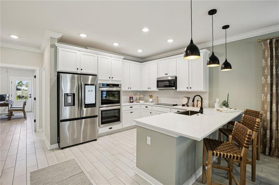 Furnished interior view inside a new home in , Nokomis (Image 7).