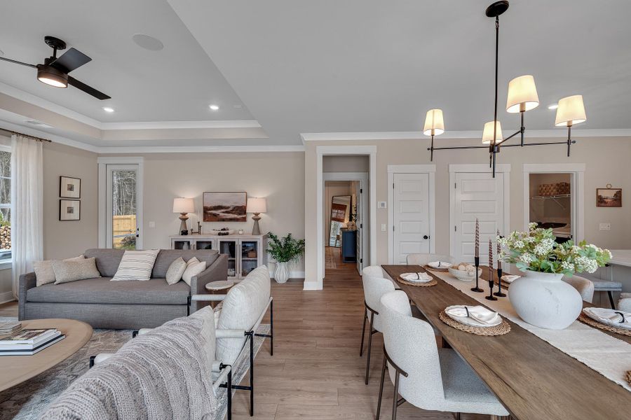 Furnished interior view inside a new home in Creek Pointe, Moncks Corner (Image 11).