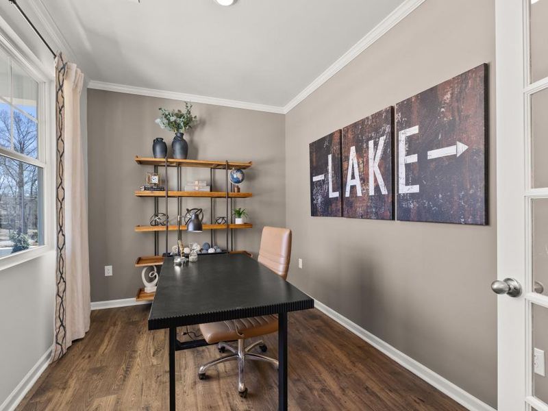 Furnished interior view inside a new home in Falcon Landing, Gainesville (Image 50).