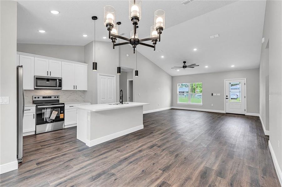 Furnished interior view inside a new home in , Deland (Image 7).