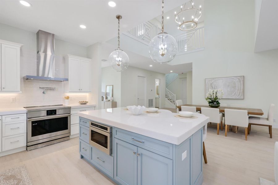 Furnished interior view inside a new home in , Jupiter (Image 19).