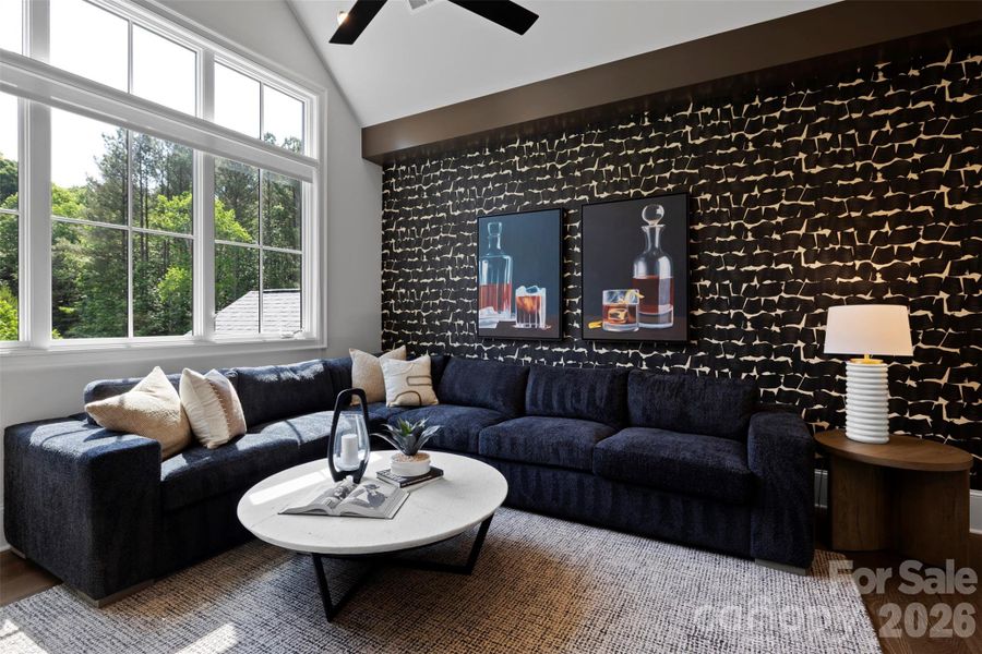 Furnished interior view inside a new home in , Charlotte (Image 18). Furnished interior view inside a new home in , Charlotte (Image 18).