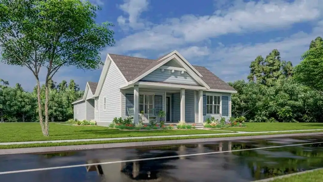 Representative exterior photo of a completed home built from the The Martin by New Leaf Builders in Riverlights, Wilmington, NC (Image 4). Representative exterior photo of a completed home built from the The Martin by New Leaf Builders in Riverlights, Wilmington, NC (Image 4).