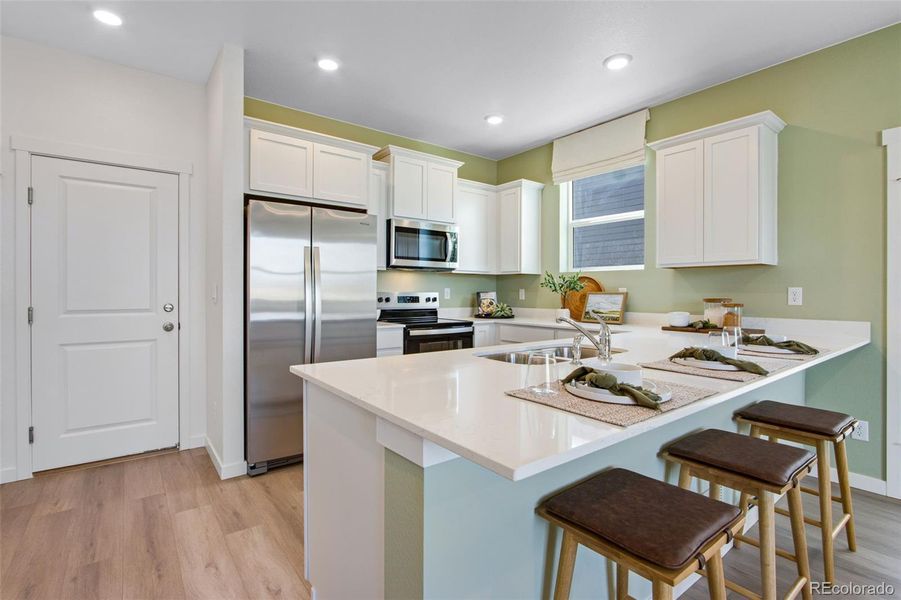 Furnished interior view inside a new home in Settlers Crossing, Commerce City (Image 15).