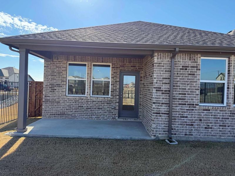Covered Patio Construction Progress