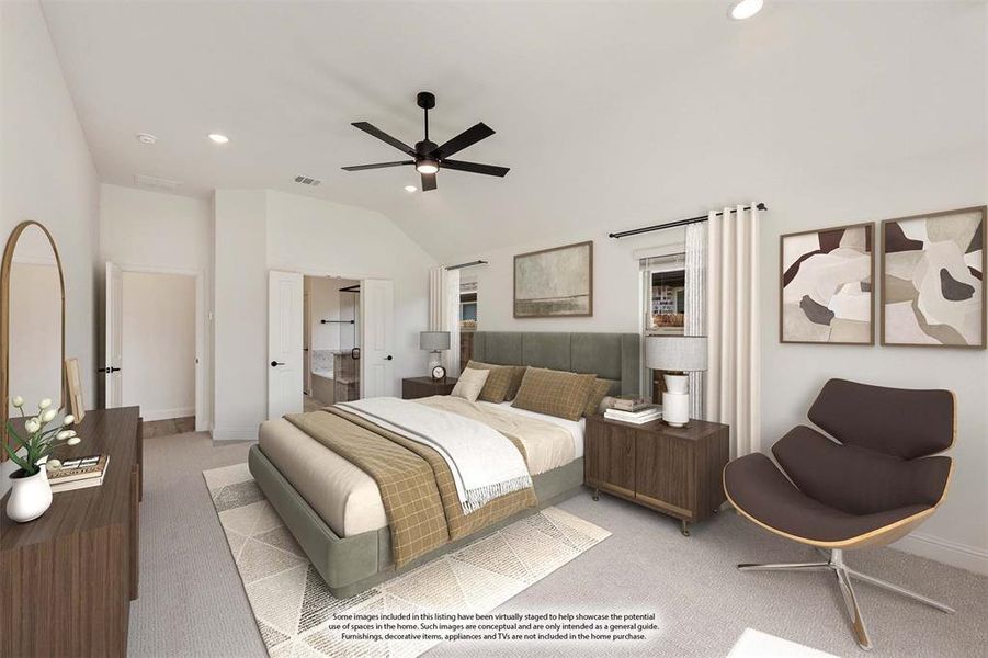 Furnished interior view inside a new home in East Oak Creek 50-55, Commerce (Image 7).