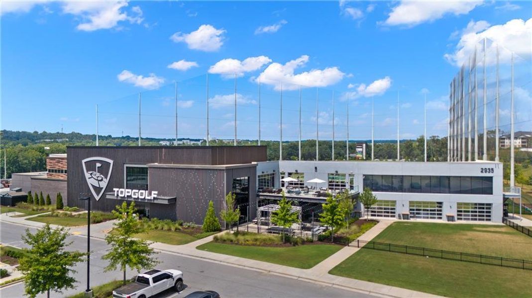 Front exterior of a new home in Millcroft Townhomes, Buford, GA, highlighting curb appeal (Image 36).