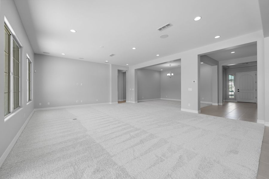 Spacious, unfurnished interior of a new home in Ellsworth Ranch Capstone Collection, Queen Creek (Image 32). Spacious, unfurnished interior of a new home in Ellsworth Ranch Capstone Collection, Queen Creek (Image 32).