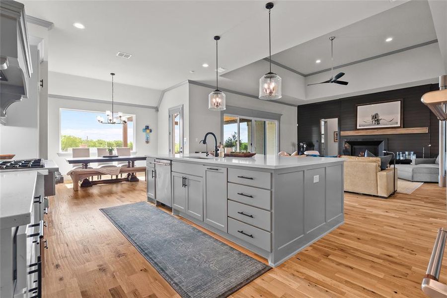 Furnished interior view inside a new home in Woodland Meadows, Fort Worth (Image 8).