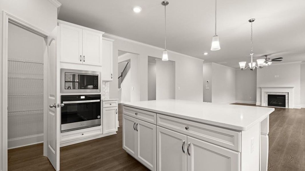 Furnished interior view inside a new home in Hamptons at Riverwood East, Dallas (Image 4).