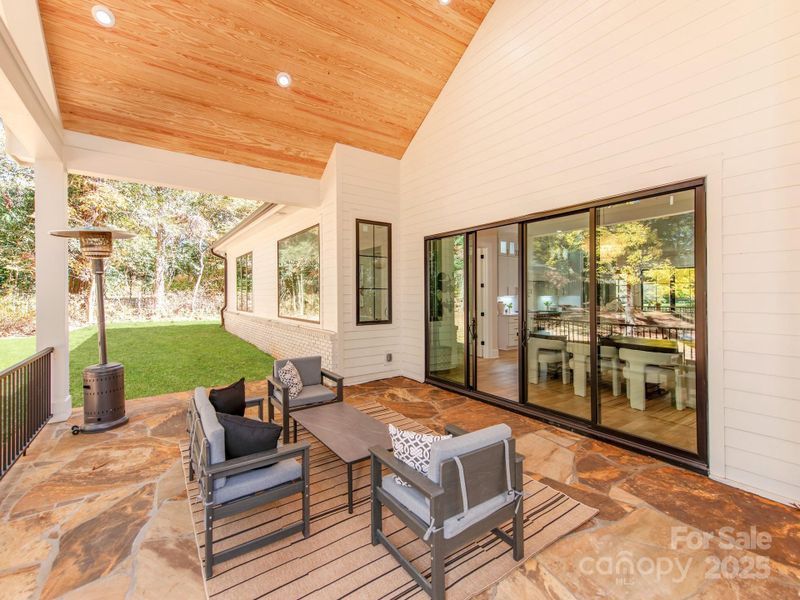 Exterior details and patio area of a home in , Charlotte (Image 26).