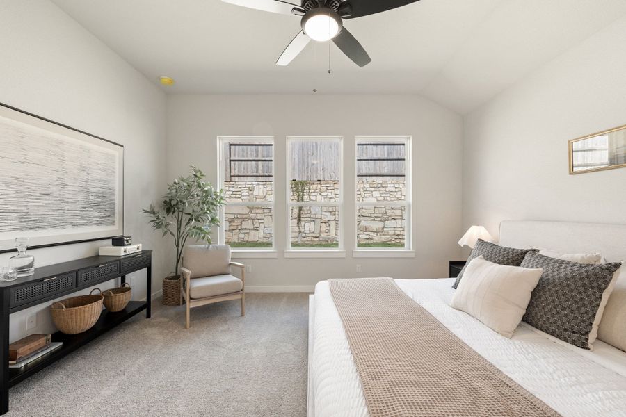 Furnished interior view inside a new home in Lariat, Liberty Hill (Image 21).