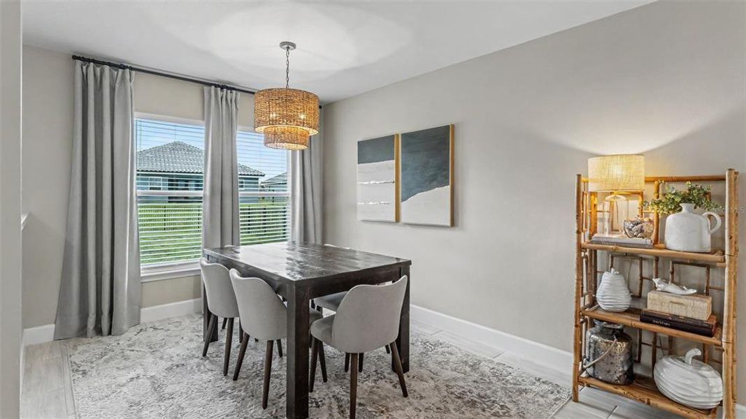 Furnished interior view inside a new home in Lake Juliana Estates, Auburndale (Image 35).