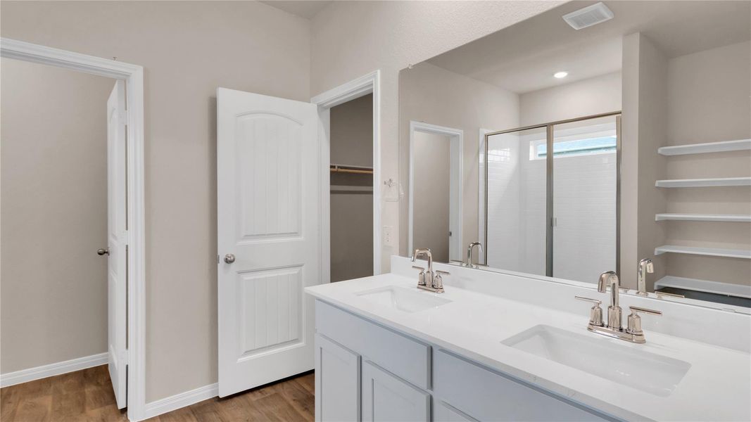 Furnished interior view inside a new home in Carillon, Manor (Image 7). Furnished interior view inside a new home in Carillon, Manor (Image 7).