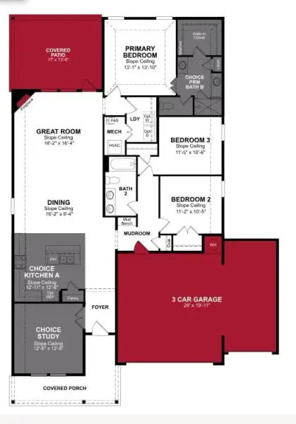 2D floor plan layout of this home in Brookville Estates, Forney, TX (Image 2). 2D floor plan layout of this home in Brookville Estates, Forney, TX (Image 2).