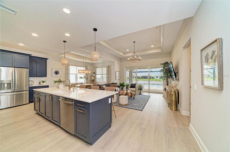 Furnished interior view inside a new home in , Sarasota (Image 11). Furnished interior view inside a new home in , Sarasota (Image 11).