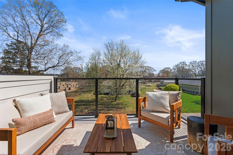 Exterior details and patio area of a home in , Huntersville (Image 3).