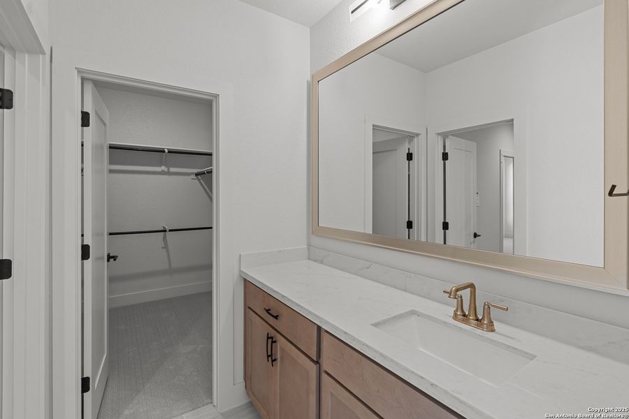 Furnished interior view inside a new home in Esperanza - 70', Boerne (Image 18). Furnished interior view inside a new home in Esperanza - 70', Boerne (Image 18).